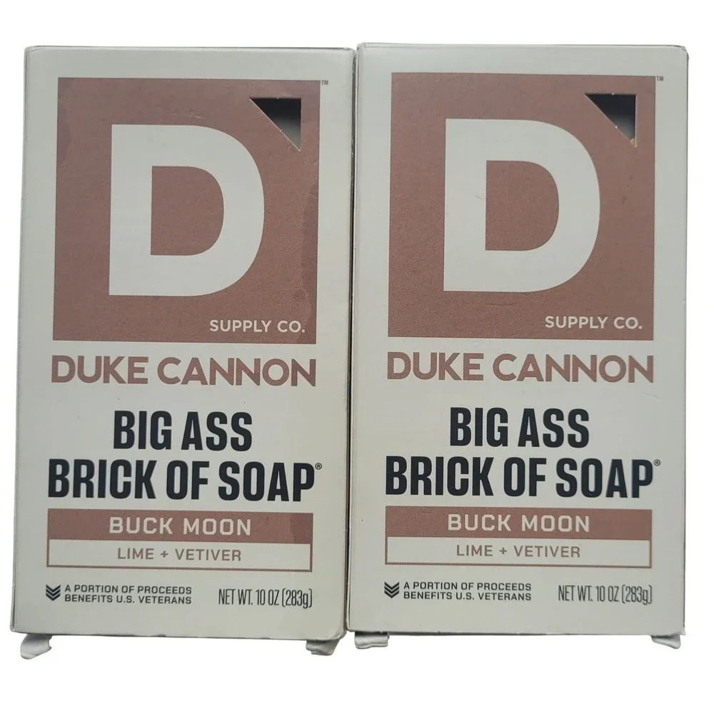 Duke Cannon Big Ass‎ Brick of Soap Buck Moon Lime Vetiver 10oz Men Soap 2